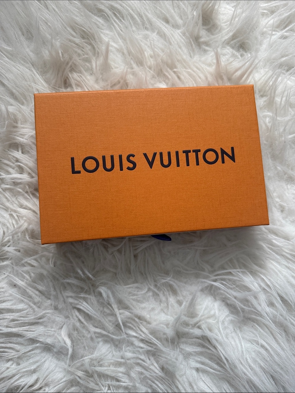Louis Vuitton Orange Box with Black Logo